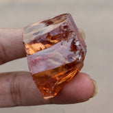 Natural Orange Sapphire Raw Uncut 327.95 Carat Rough Gemstone CERTIFIED Rough